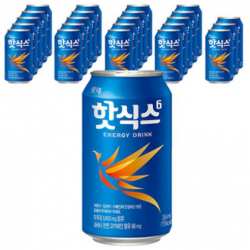핫식스 롯데칠성음료 에너지음료 355ml 24개