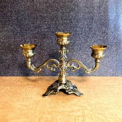 이탈리아어 Zamak 캔들 홀더 L 마찬가지로 실내 【촛대 Candelabore 왁스 캔들 Firestand Zylandar 골동품 스타일 인테리어 제품 귀여운 유행