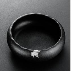 재떨이 유행치마 창의적트렌디한 흐르는 가정용 거실 세라믹 블랙세라믹 다용도 붓씻기 씻기, T09-9사이즈 선풍 단풍 뱃길 21CM높이 6.4CM