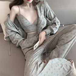에세샵 초 가을 여자 행세를 함 여승무원 와이드팬츠 미스트 크림 페이스 아직 캐주얼함 운동