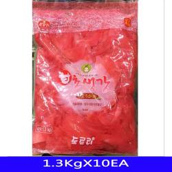GJW3BC557 도르리 적 식자재 초생강 식재료 음 한식 적감 일식 1.3KgX10EA 업소용 대용량, GJ 1