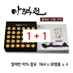 산새미 말태반 앰플 추출 원액 진액 엑기스 고농축 흑마늘 탐라오갈피 아미노산 피부미용 특허제품 설날 추석 선물세트 1+1행사제품, 2개, 1080ml