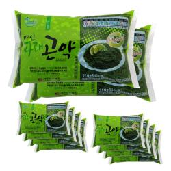 곤약닷컴 대신 파래곤약면 (소면굵기) 200g x 10팩, 10개입