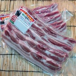 제주 토종 흑돼지 오겹살(진공포장.2cm절단)(구이,찌게,볶음용) 2kg, 오후 2시까지 주문하시면 내일 배송 도착합니다,금요일14시~일요일 14시까지 주문분 월요일 도착, 2팩, 2kg