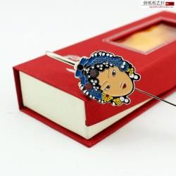 금속북마크 경극 페이스 책갈피 선물세트 차이나 팬시 심플 단아한 스윗 비지니스 기프트 4766076589, 비싸다 비 포함안함 선물세트