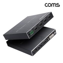 Coms) 1대4 2x2 HDMI 멀티비젼 DID 비디오월 60Hz FHD TB640