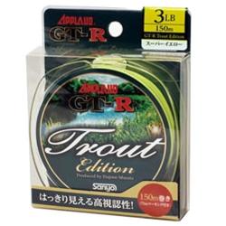 거상코리아 산요-GT-R 트라우트 에디션 150m 옐로우 2.5LB/송어줄, 슈퍼옐로우 150M 2.5LB-927258