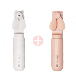 사이크 CYKE 휴대용 미니 팬 USB 충전식 야외 선풍기, [2 개 세트] 24 시간 배터리 수명 + 충전 케이블 초경량 120g