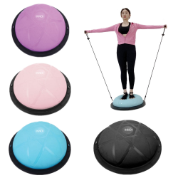 INNOI 보수볼 하프짐볼 반짐볼 필라테스 돔볼 반쪽 코어 홈트 균형잡기 밸런스운동기구, 58cm, 퍼플