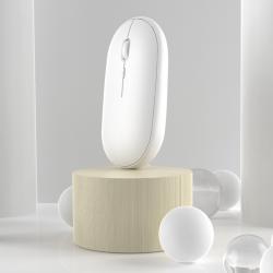샤오미 마우스 무선 마우스 블루투스 무선 마우스 소녀 귀여운 음소거 충전은 애플 Xiaomi Dell 레노버 노트북에 적용 할 수, 우아한 흰색, 공식 표준
