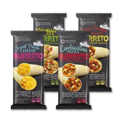 Burrito 멕시코 대표간식 브리또 4종 실속세트 종류별 1팩씩 4개입 125g