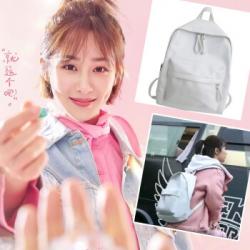 러브콜 애착의 양자동 가방 쌍 어깨 가방 동년 배낭 유행 학생 책가방 여백 여행 가방 하얀
