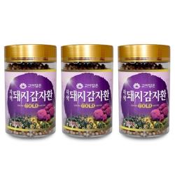 단비식품 자색 돼지감자환 골드300g x3병 가루 분말 뽕잎 순수국내산 즙 진액 뚱딴지 천연재료 무색소 무방부제 엄격한품질관리 당뇨관리에좋은식품 효과 효능 혈당관리에도움 돼지감자환먹는법 선물추천 무농약, 3병, 300g
