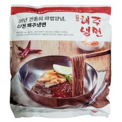 무료배송!! 코스트코 39년 전통의 마법 양념 신천 해주냉면 3120g(6인분) 절임무 포함 비빔 냉면 18%, 드라이아이스 추가 포장 (한여름에 추가추천)