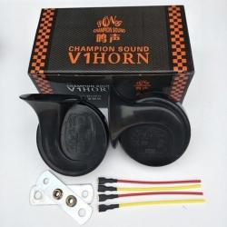 차량스피커 자동차 바이크 달팽이 부츠컷 12V 초음파 화물차 전기 플레어 24V 경적을 울리다 고음 4595009984, 12V 달팽이 부츠컷 1 블랙 대