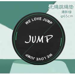요가매트 선없음 줄넘기 매트 감진 방음 가정용두꺼운 정음 미끄럼방지 실내 요가 원형 헬스 바닥매트 방진, C01-상금그린 선없음 타입 6565c