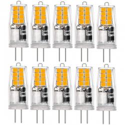 G4 LED 램프 1.5W 12V LED 전구 교체 20W 할로겐 램프 16 LED 따뜻한 흰색 3000K 논조광 LED g4 전구 가정용 조명 캐비닛 라, 단일옵션