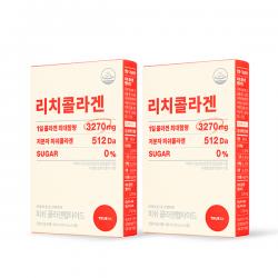 트루알엑스 리치 콜라겐 2박스 (4주분) 식약처 기능성 인정 최대 함량 3 270mg