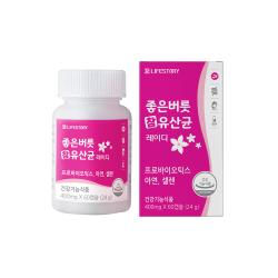 라이프스토리 좋은버릇 참유산균 레이디(2개월분) 신바이오틱스, 60정, 3개