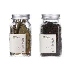 (오가닉 향신료 모음)월계수잎 10g x 통 흑후추 80g, GJ 1