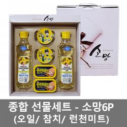 해표 설날선물세트 소망종합선물세트 6p 명절선물 해바라기씨유 참치세트 햄세트 1세트