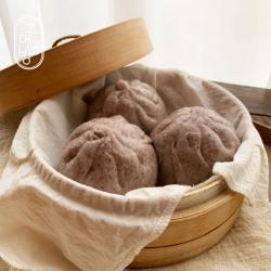 고메공방 우리밀 우리팥 흑미찐빵, 1팩