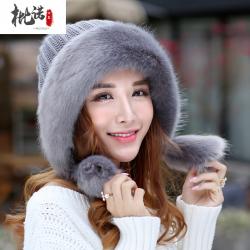 주 모자 동북쪽 귀 보호 대 보온 모자 스키 모 회색 프 리 사이즈 (54 - 60cm, 10021869318369