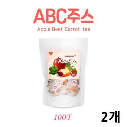 BMS abc주스 분말 가루 티백 에비씨쥬스 사과 레드비트 당근 물 워터 티 국내산 체지방 뱃살 효과, 2개, 150g