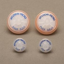 현대마이크로 시린지필터 PVDF 13mm 비멸균 100ea 공경0.2um