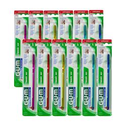 Gum 검 클래식 돔트림 칫솔 409 강한모 건강한 잇몸을 위한 Gum 라인 중 가장 일반적인 칫솔 1개 12개