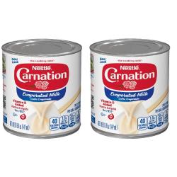 Nestle 네슬레 카네이션 연유 비타민D Carnation Vitamin D Added Evaporated Milk 5oz(147ml) 2팩, 1개