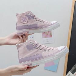 학생 판화 현아 신발 여류 신발 ins 부럽다 신발 스타일 고방 해체 캔버스 신발