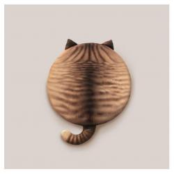 고양이 메모리폼 방석 4종 무늬 소파패드 좌식쿠션 쇼파매트, 너구리(약간 색차) 뽀글이
