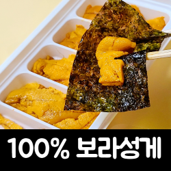 성게알 우니 생물 급냉 냉동 보라성게 100g 300g 500g, A급보라성게100g