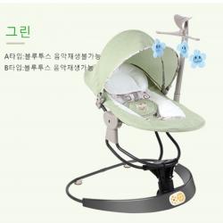 DW 스마트 아기진동바운서 아기요람 흔들요람(A타입) 바운서, (A타입)그린