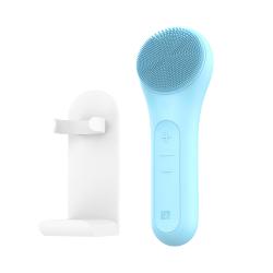 멜리언스 멀티 진동클렌저 실리콘 전동세안기 얼굴 온열 마사지기, ML-31, 스카이블루