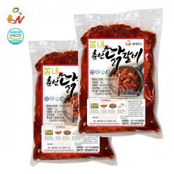 봄내푸드 봄내춘천닭갈비 1kg 국내산닭 2팩