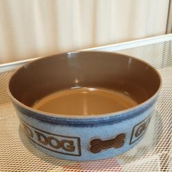 고양이 그릇 멜라민 모조 도자기 개 그릇 반려동물 대야 강아지 대야 소형견 강아지 물고양이 마시기밥그릇을 깨지 않도록 하다 말다, 귀여운블루작은직경12.5*높이4