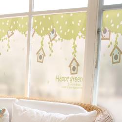 새장반 투명컬러안개Glass용Sheet해피Green트리 구십센티미터 + 88379륨홧 반투명 칼라 그린 시트지 인쇄 카페 창문 썬팅지 제작 지파 는 곳 유리문 선팅 스티커 베란다 사무실 실사 출력 유리창, 난리난그제품