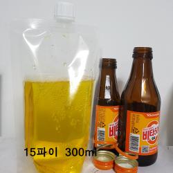 국내산) 주성포장 3중지 스파우트파우치 15공 300ml 100매