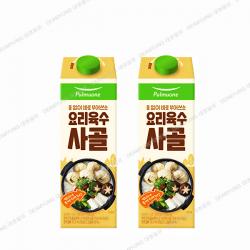 풀무원 요리육수 사골 1000ml 물 없이, 간 할 필요없이 바로 부어 요리완성, 2개, 1000ml