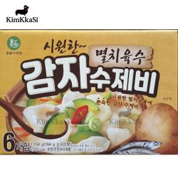 이가자연면 감자수제비 184gX6개, 1개, 1.104kg