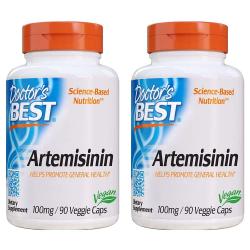 Doctor's Best 닥터스베스트 Artemisinin 아르테미시닌 100mg Helps Promote General Health 90정 2개, 180정, 1개