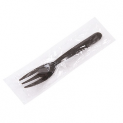 봄91 SP 샐러드포크 블랙 12.5 x 2 cm, 1개입, 100개