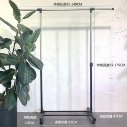 Dec.29 571번 교미나 발코니 빨래건조대 우산형 빨래건조대 실내 빨래건조대 랜딩 접이식 간편이동 가정용 신기Z, 크다., 2_라 지 - 승강 높이 (실 버 블랙) 0.95 미터