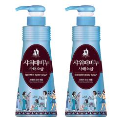 무궁화 샤워때비누 사해소금 바디솝 900ml X 2개