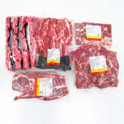 램스푸드 양고기 패밀리세트 고급갈비 제비추리 양꼬치 양목살 5~7인세트 1개 500g