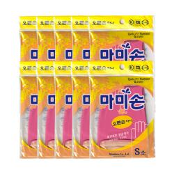 마미손 고무장갑 오른손하나 1호(S소) 1팩10개