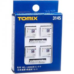 TOMIX N 게이지 NEL UM9A 컨테이너 통운 새로운 도장 세트 3145 철도 용품
