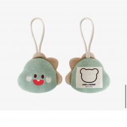만화 곰 아기 편안한 인형 자수 이름 스티커 수하물 유치원 침구 이름 펜던트, 1pcs 공룡